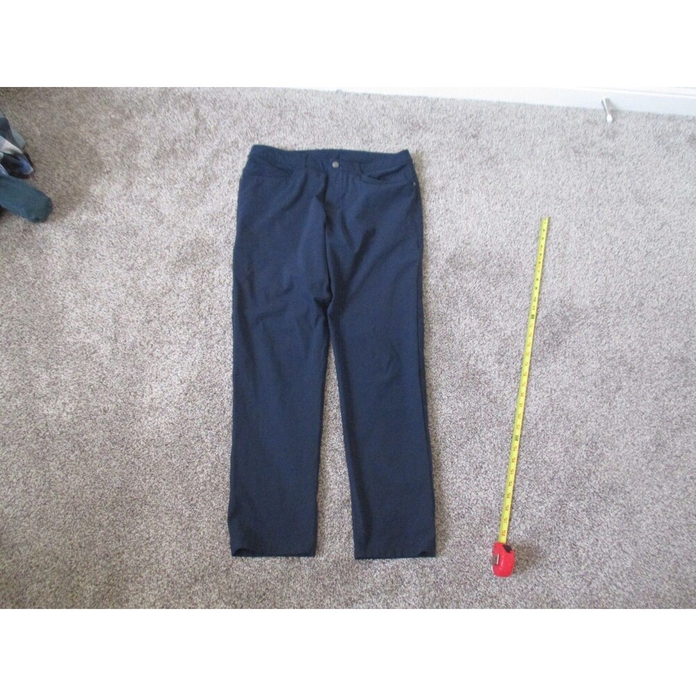 Lululemon ABC 5 Pocket Pants Mens 32x30 Blue *damaged*